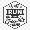 A humorous quote about food and diet, created as a vector graphic for cutting machines like Cricut or laser cutters.
