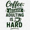 Funny Coffee Quotes in Vector Format A collection of humorous quotes related to coffee, presented in a vector format.