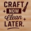 Funny Crafting Quotes in Vector Format A humorous quote related to crafting or creativity designed as a digital vector image.