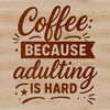 Fun Coffee Cup Quote Design Quirky humorous quote on a coffee cup design