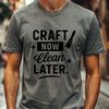 Funny Craft Inspirations Illustration of a humorous quote related to crafts and creativity.