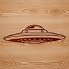 Free Downloadable Space Ship Design A futuristic spaceship illustration designed for vector art.