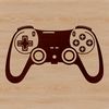 Free SVG Gaming Controller Design A digital illustration of a video game controller with detailed buttons and joysticks.