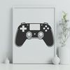 High-Resolution Video Game Controller Icon An icon representation of a video game controller, created using scalable SVG format.