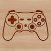 Ergonomic Gaming Controller Design An electronic gaming controller with directional pad and action buttons.
