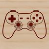 Digital Game Controller Illustration A detailed digital illustration of a game controller with buttons and joysticks.