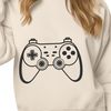 Modern Video Game Controller Vector Illustration A detailed illustration of a modern video game controller with buttons and joysticks.