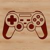 Gamepad Design Vector Art A detailed illustration of a video game controller with buttons and directional controls.