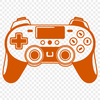 Video Game Control Panel SVG Design A vector graphic design of a video game controller featuring a detailed layout.