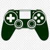 Gaming Console Design Elements SVG A digital game controller with buttons and joysticks, suitable for vector art and design.