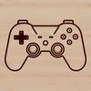 Free SVG Controller Clip Art A digital game controller with buttons and joysticks, suitable for video gaming.