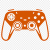 Directional Pad Gaming Device SVG An electronic video game input device with directional pad and face buttons.