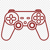 Stylish Video Game Control Panel Design A stylized illustration of a video game controller with buttons and joysticks.