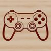 Digital Gaming Controller Vector Art Vector illustration of a game controller with buttons and joysticks, ideal for digital designs and cutting machine templates.
