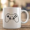 Gaming Controller Icon in SVG Format An iconic representation of a gaming console controller used to navigate and interact within digital games.