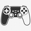Modern Gaming Interface Design A digital game controller with buttons and directional pads.
