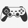 Modern Gaming Controller SVG Vector Graphics A high-quality SVG vector graphic illustration of a modern video game controller.