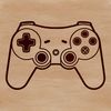 Customizable Game Controller Design SVG Game controller designed for video games with customizable buttons and controls.