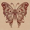 Garden-Inspired Butterfly SVG Design A colorful illustration of a butterfly with intricate details, suitable for gardening themes.