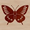 A colorful butterfly with intricate wings, suitable for vector art and design projects.