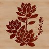Cactus Drawing with Intricate Details An stylized drawing of a cactus-like desert plant with intricate details.