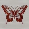 Colorful Winged Wonder A colorful illustration of a butterfly with detailed wings, suitable for vector art designs.