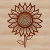 A bright yellow sunflower with large petals and dark center, symbolizing the beauty of nature and floral arrangements.