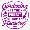 Gardening inspiration quote vector art illustration with modern typography.