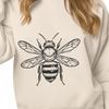 Beautiful Bee SVG, PNG, PDF And DXF Files