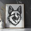 Free Unique German Shepherd Drawing