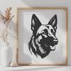 Beautiful German Shepherd - For Vinyl Project