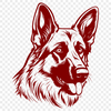 Free Stunning German Shepherd Digital Art