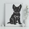 Stunning German Shepherd Clip Art