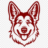 Free Unique German Shepherd Clipart