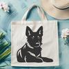 German Shepherd Digital Artwork In PNG & SVG - Free Digital Download