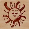 Vector Illustration of a Bacterial Cell A detailed illustration of a single bacterial cell, suitable for vector art designs.