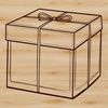 Free SVG Box Template Download A simple 2D illustration of a rectangular box with straight edges and flat top.