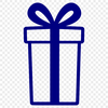 Gift box illustration in vector format.