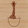 A high-quality vector illustration of a giraffe, suitable for various uses.