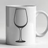 Red Wine in a Glass SVG Icon A glass containing red wine, suitable for commercial and personal design projects.