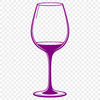 Wine Glass Design An SVG design featuring a wine glass filled with liquid wine on a white background.