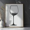 High-Resolution Wine Image for Download A glass filled with red wine, ideal for illustration or graphic design projects.