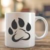 Paw Print Image In DXF File Format For Free Download