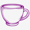 Cup Digital Drawing In SVG, PNG, PDF And DXF File Formats