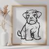 Miniature Schnauzer Illustration In PDF File Format For Free Download