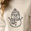 Stunning Snowman Illustration - Free PNG