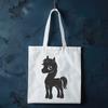 Stunning Equestrian Silhouette in Vector Format A single-horse silhouette in a simple vector design, suitable for various digital applications.