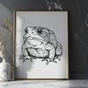 Stunning Toad - Sublimation DXF