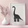 Free Brachiosaurus - DXF Format