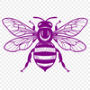 Bee Vector Image In SVG, PNG, PDF And DXF Formats